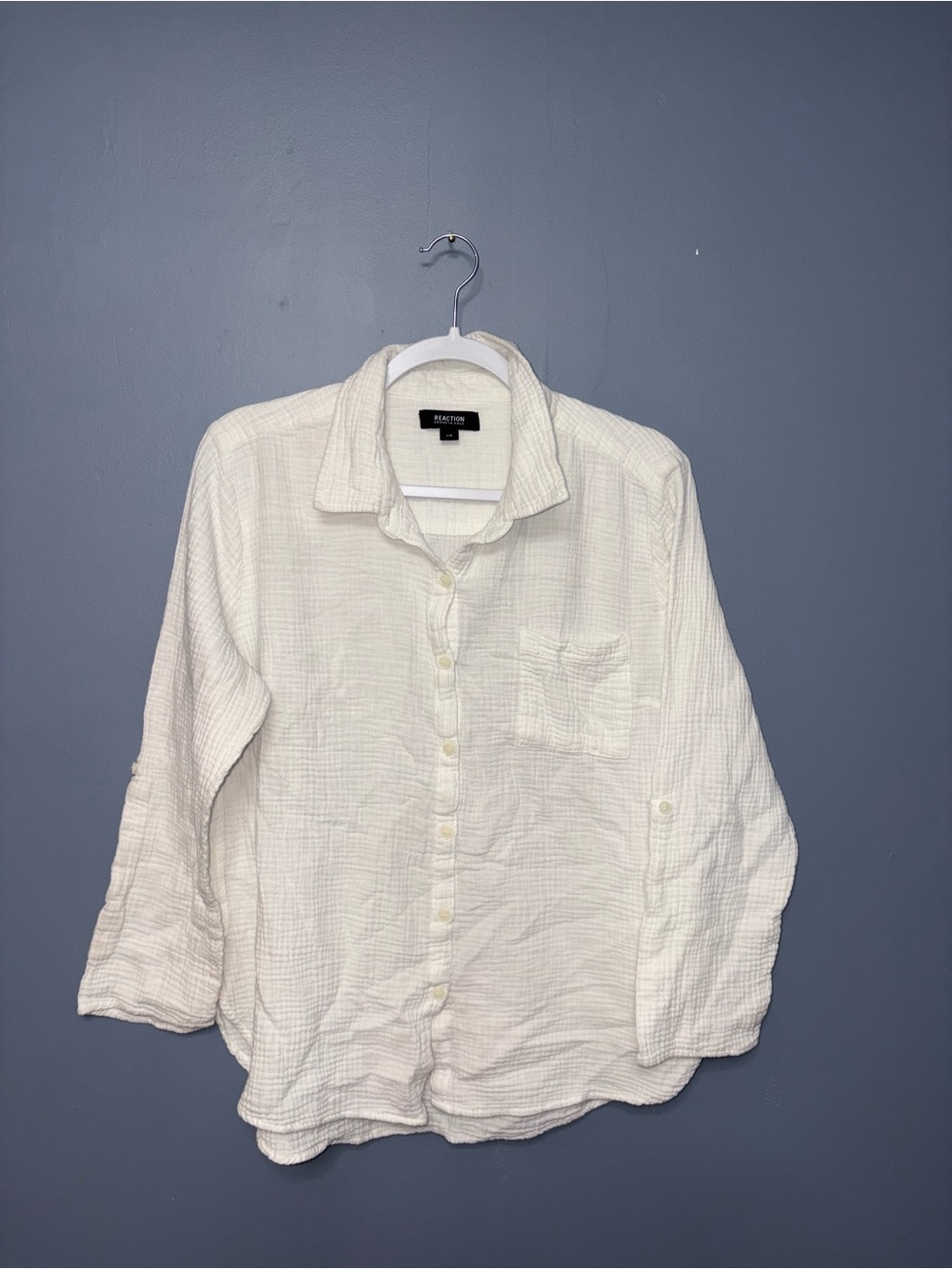 Kenneth Cole • White Button Up Blouse
